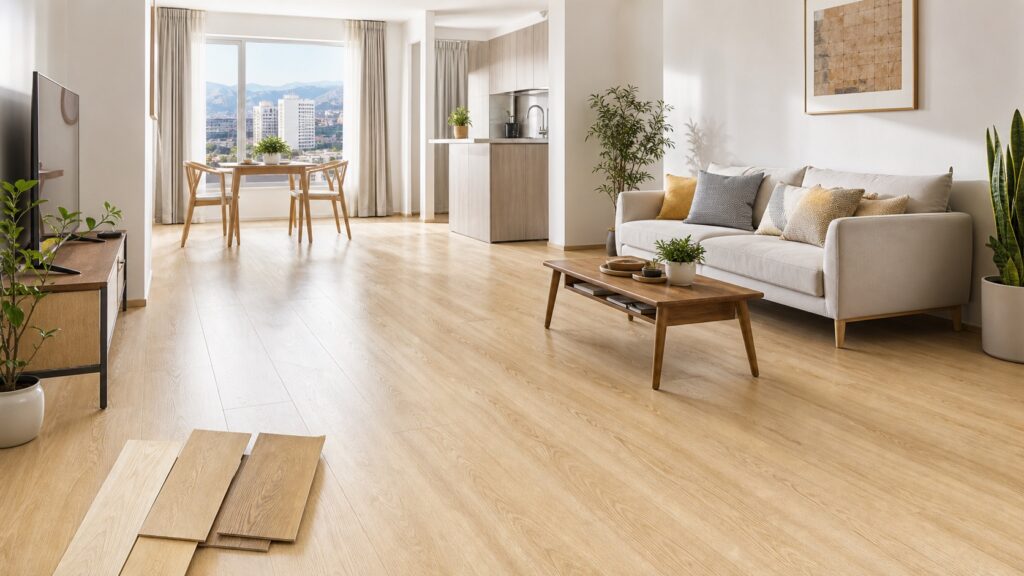 بهترین رنگ پارکت لمینت روشن برای خانه کوچک
